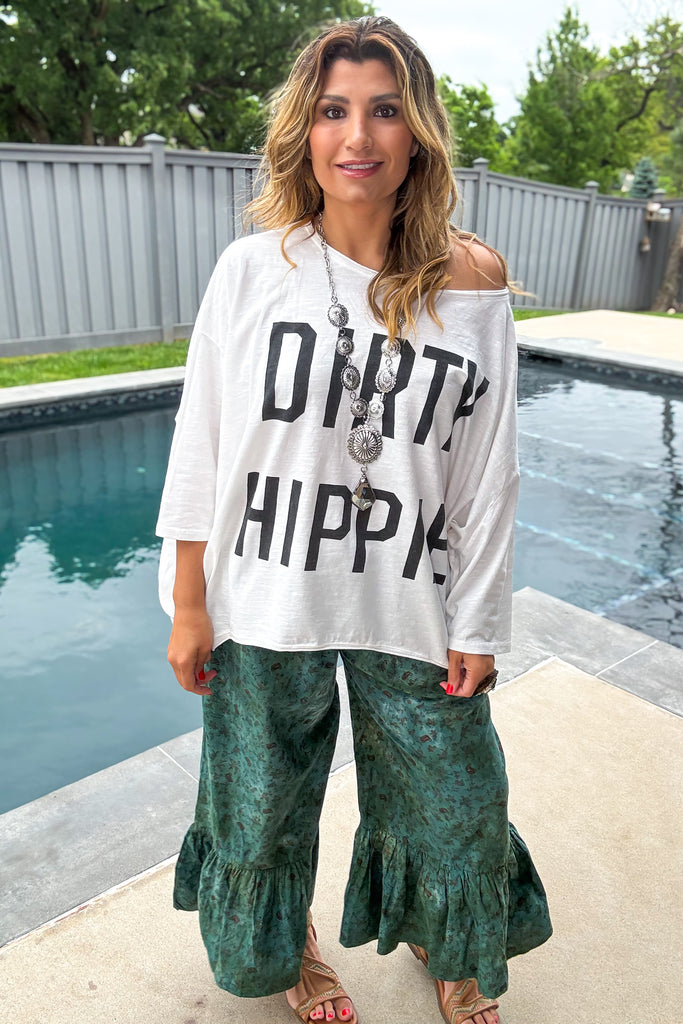 Dirty Hippie Oversized Top - 100% Cotton