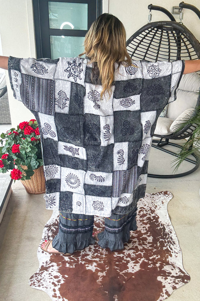 Wildwood Grove Duster - 100%Cotton - Black