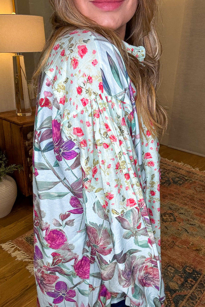 Wildflower Walks Tunic - Mint