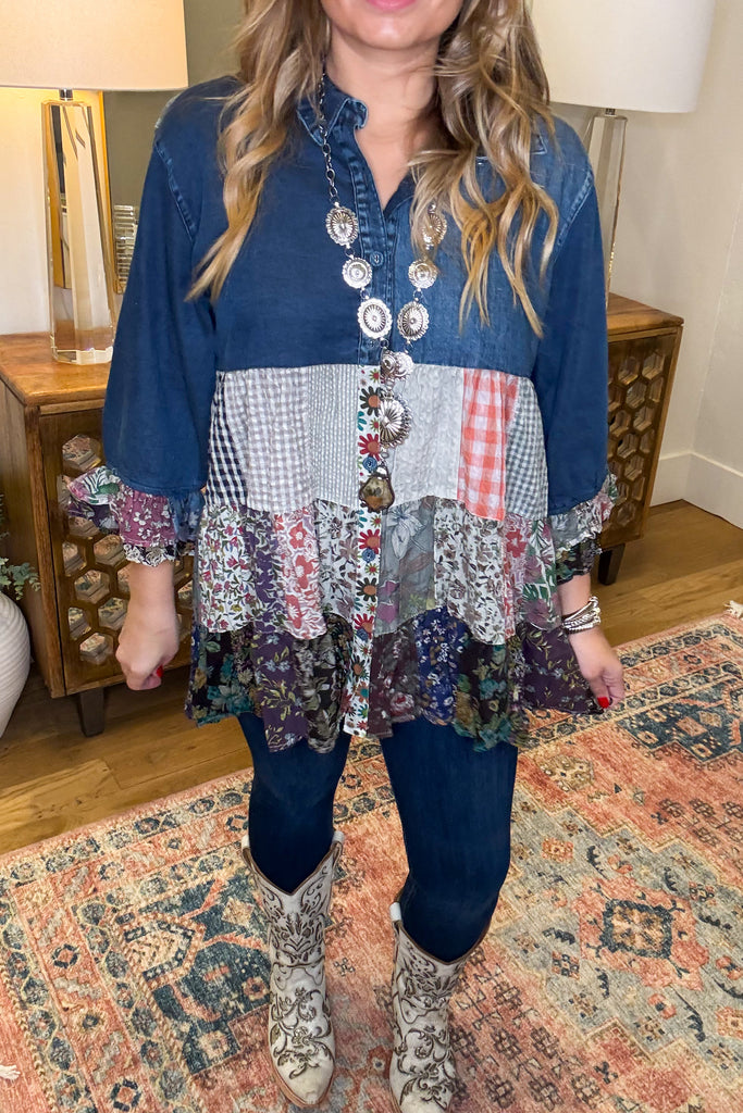 PRE ORDER: Just My Style Tunic - Vintage - 100% Cotton