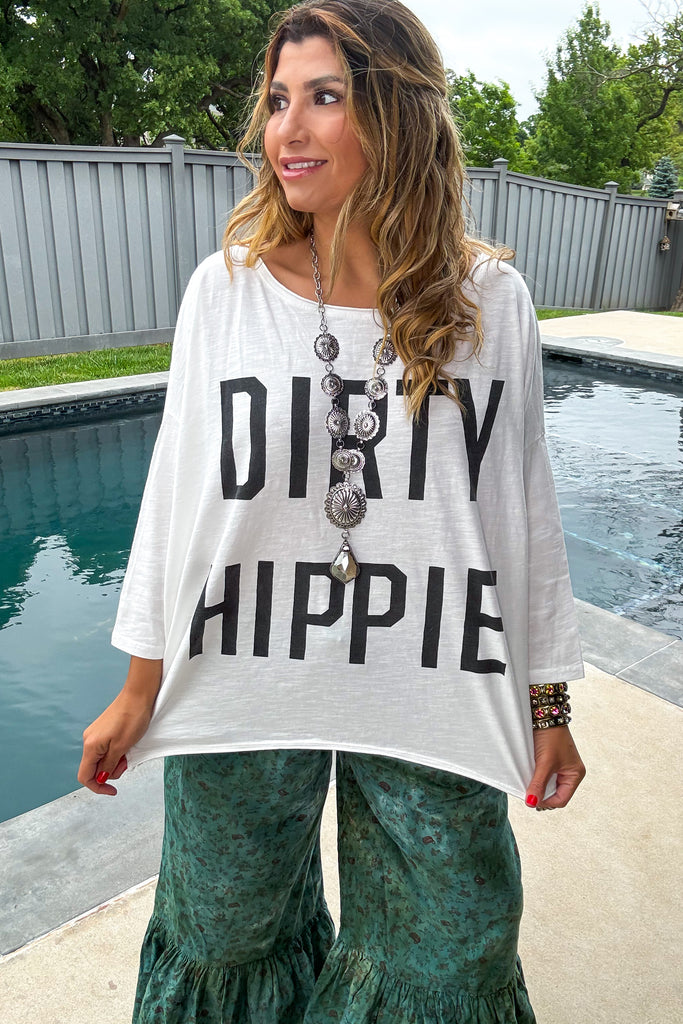 Dirty Hippie Oversized Top - 100% Cotton