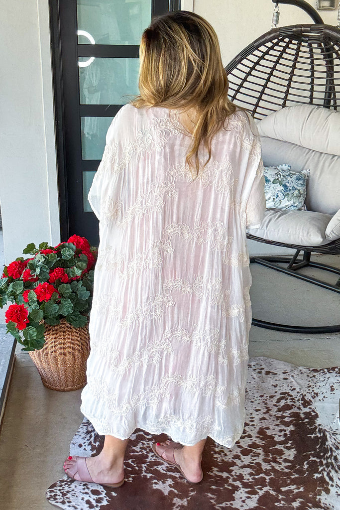 Ocean Air Kimono - Natural