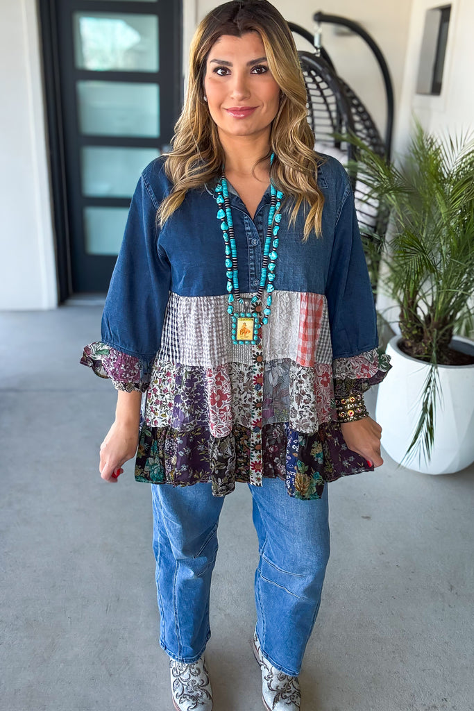 PRE ORDER: Just My Style Tunic - Vintage - 100% Cotton