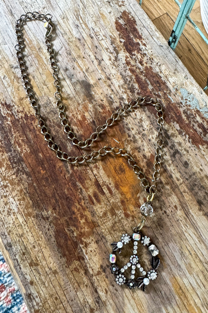 Peace Sign Necklace
