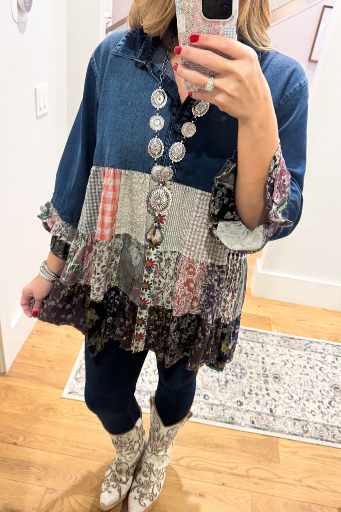 PRE ORDER: Just My Style Tunic - Vintage - 100% Cotton