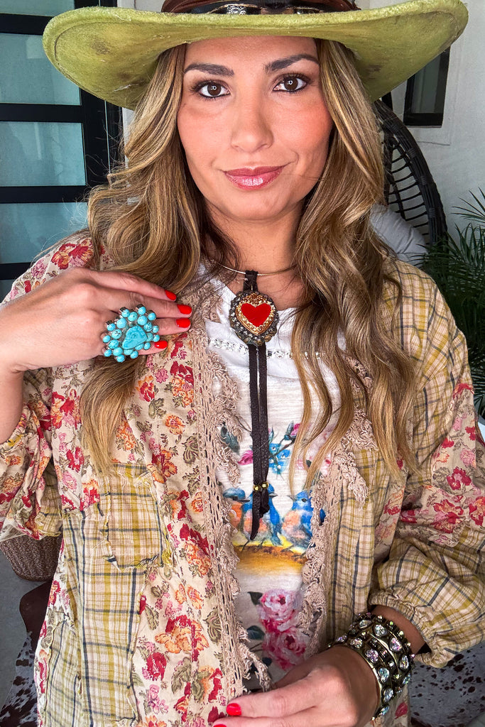 Wildflower Fountain Jacket - 100% Cotton
