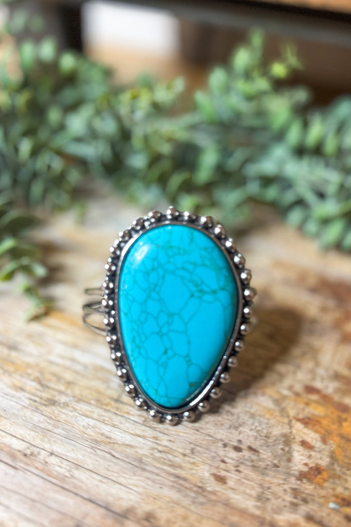 Canyon Tide Cuff Bracelet - Turquoise