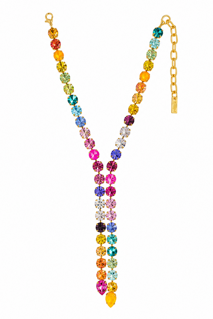 TOVA: Split Necklace Watermelon