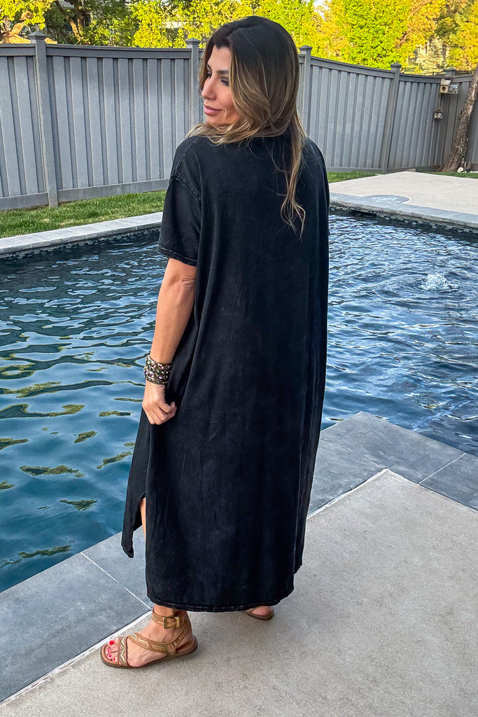 Geronimo Maxi Cotton Oversized Jersey Dress - 100% Cotton