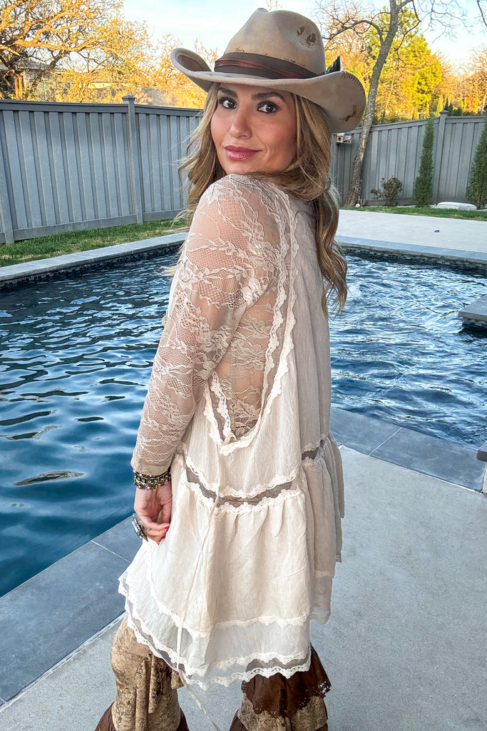 Adjustable Back Oversized Overlay - 100% Cotton