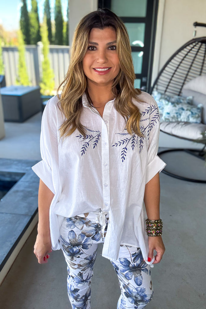 PRE ORDER: Made in Italy Scrunchy Stretch Floral Jogger Pants – Ultra Comfortable - Size (4 to 14)