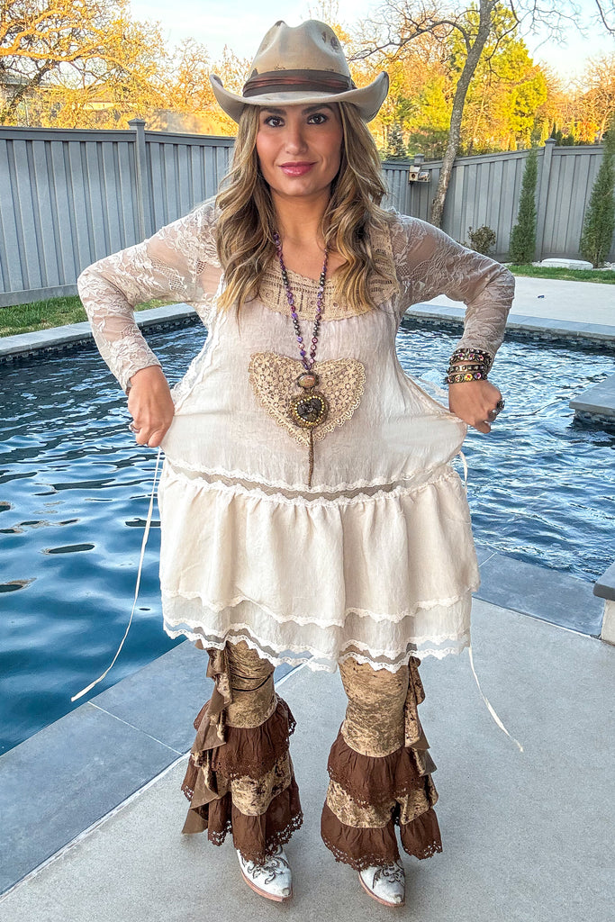 Adjustable Back Oversized Overlay - 100% Cotton