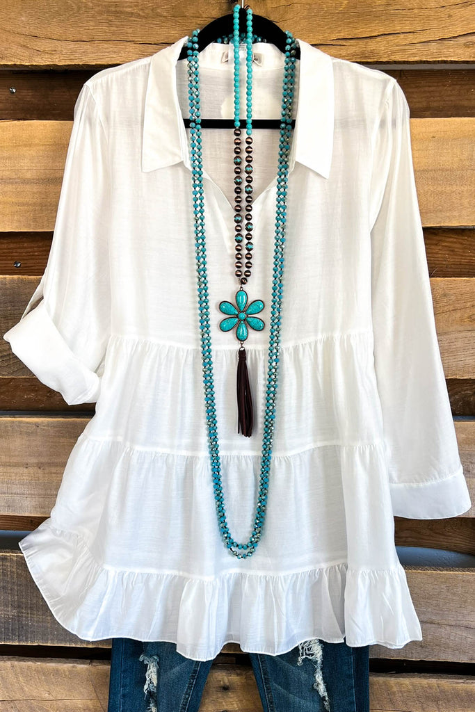 The Look Of Success Tunic - White