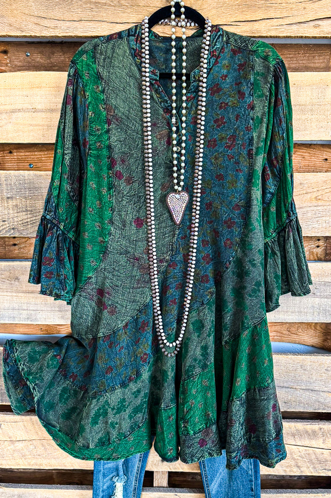 Looking Boho Dress - Basil
