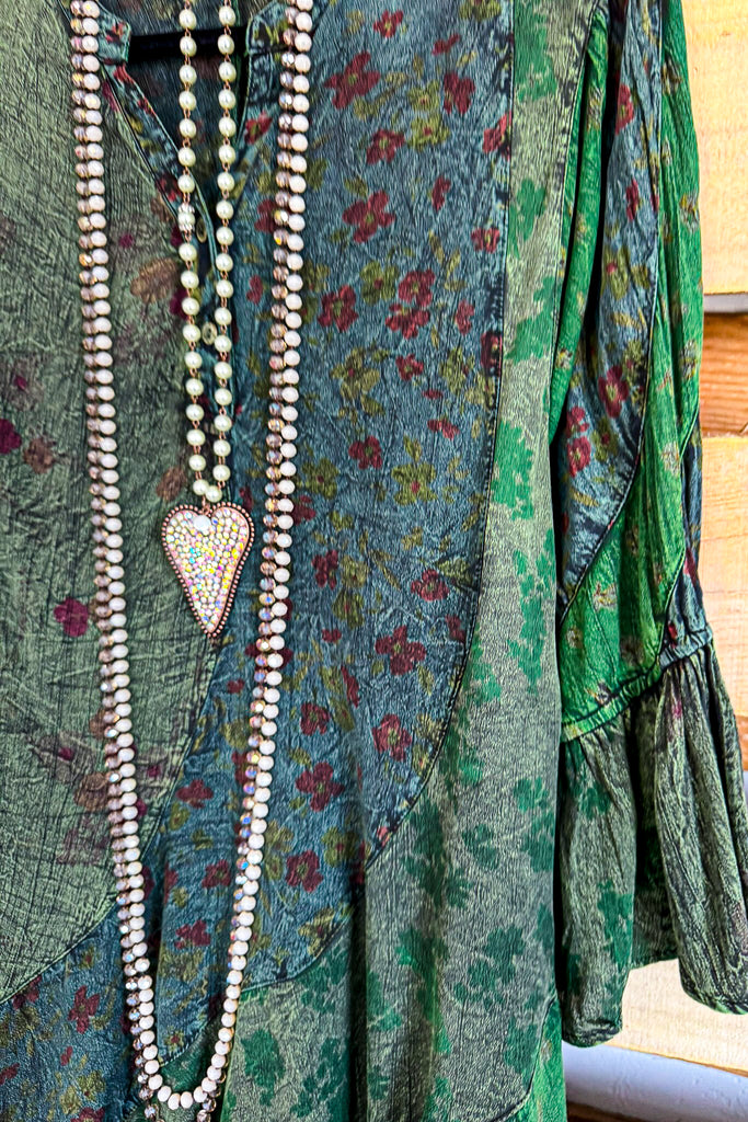 Looking Boho Dress - Basil