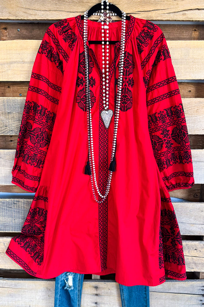 AHB EXCLUSIVE: Love For Fashion Dress - Red
