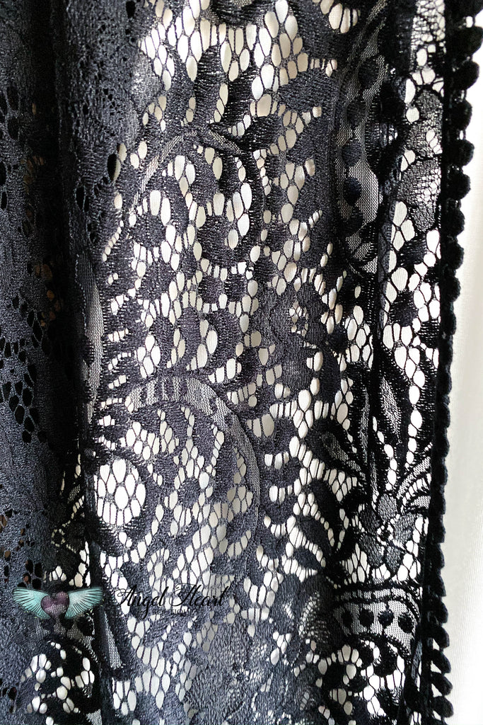 AHB EXCLUSIVE: Lace In Your Arms Cardigan - Black