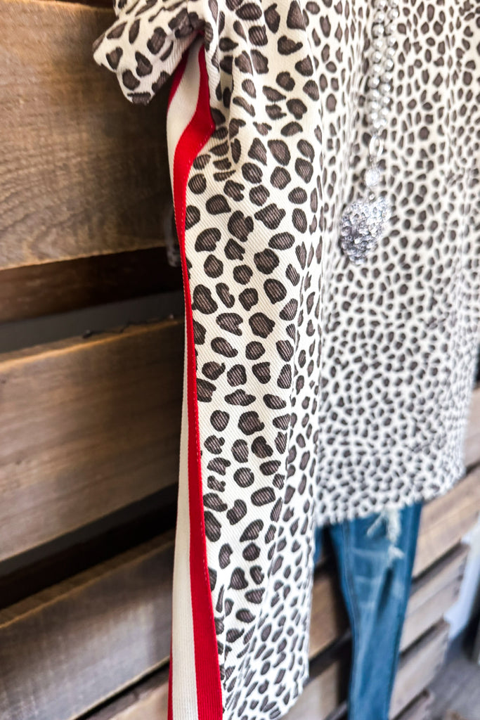 Essential Edge Tunic -Leopard - 100% COTTON