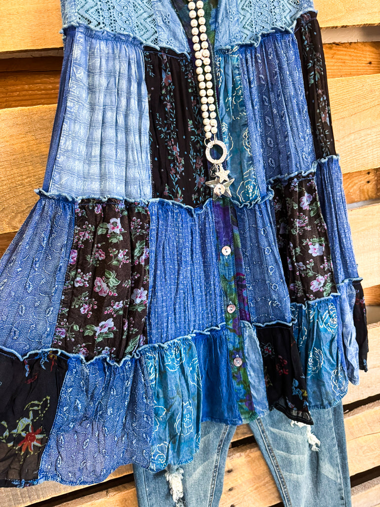Antique Sweetness Tunic - Blue