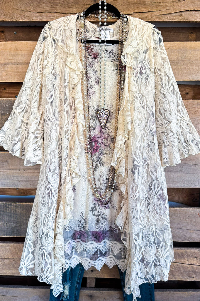 AHB EXCLUSIVE: Sweet Romance Cardigan - Beige -SALE