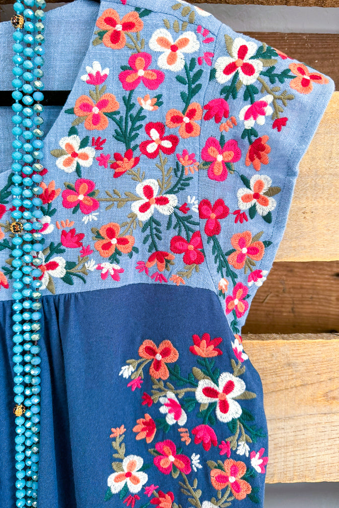 AHB EXCLUSIVE: Taking Hearts Top - Denim - SALE
