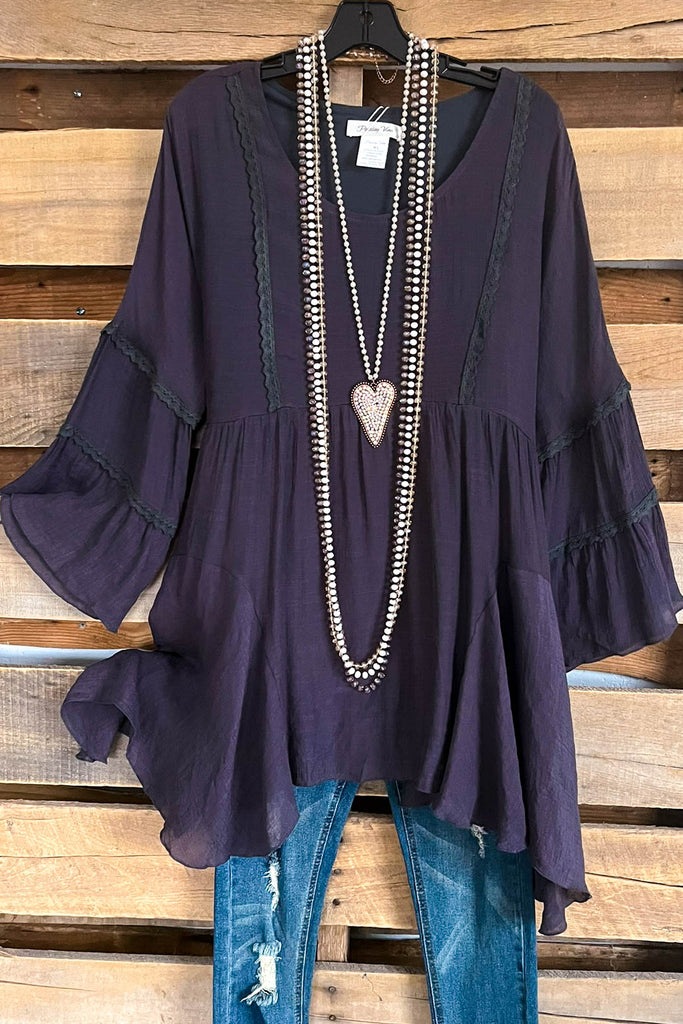 Take My Hand Tunic - Dark Grey
