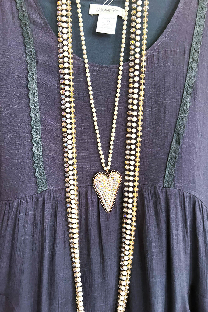 Take My Hand Tunic - Dark Grey