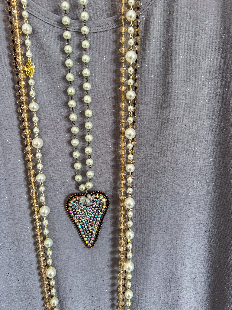 Outshine The Rest Top - Light Gray