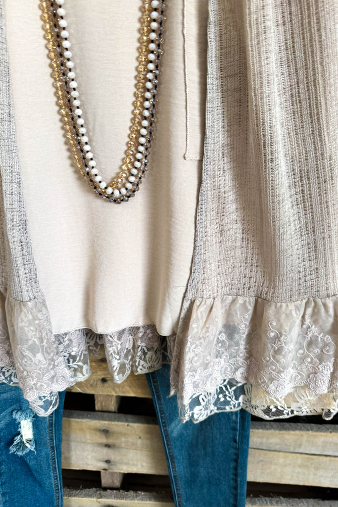 AHB EXCLUSIVE: Willow Delight Vest - Taupe