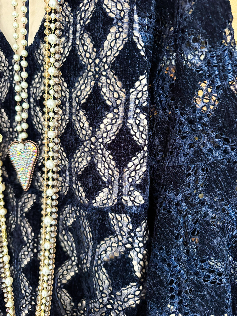 Time For Romance Dress - Navy