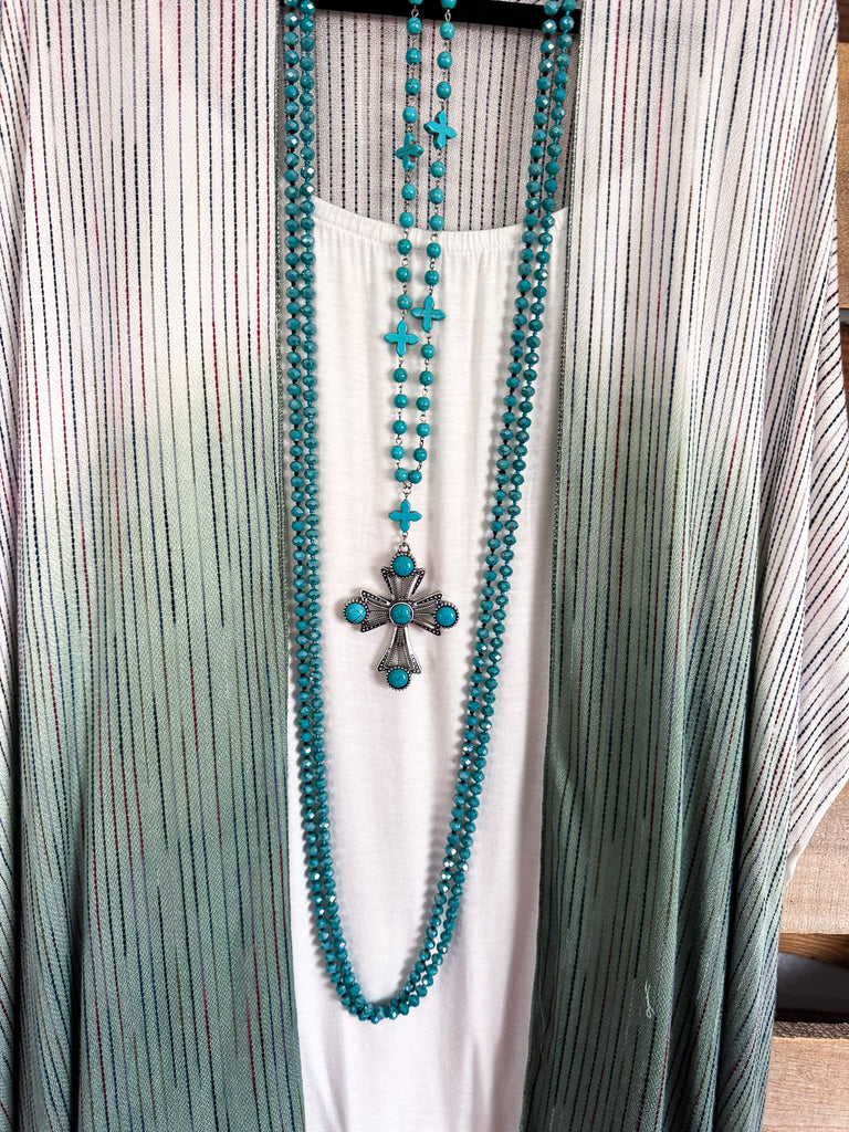 Crystal Secrets Kimono - Sage