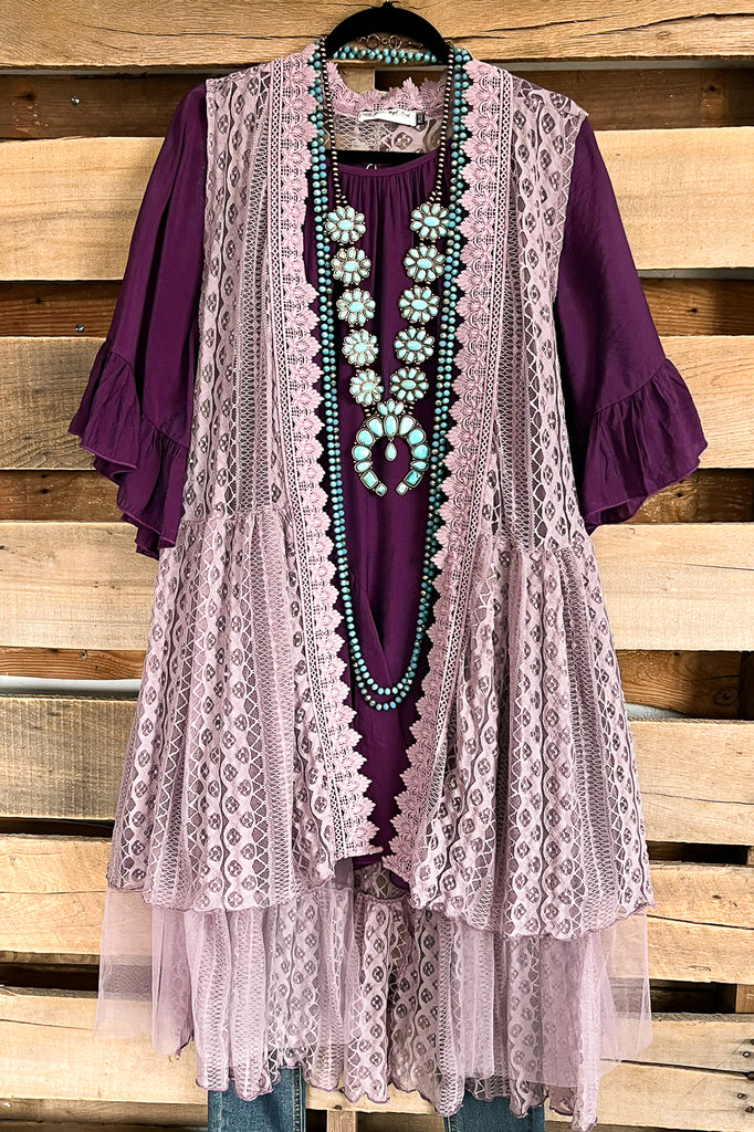 AHB EXCLUSIVE: Brighten My Day Vest - Lavender