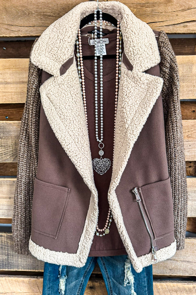 Winter Warmth Coat - Mocha