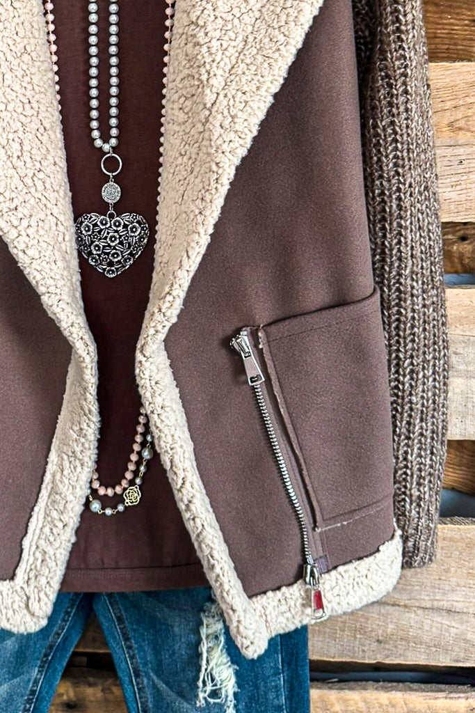 Winter Warmth Coat - Mocha