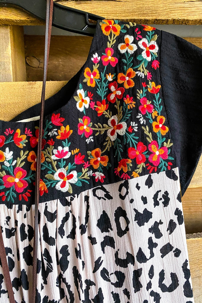 AHB EXCLUSIVE: Late Night Spring Top - Leopard Mocha Black