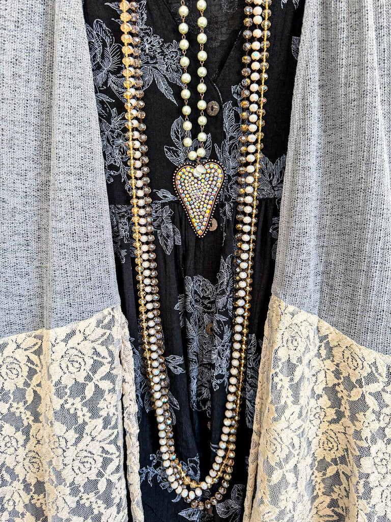 Vintage Impressions Vest - Grey/Taupe