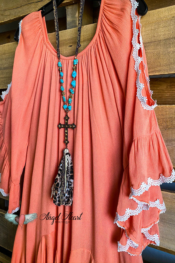AHB EXCLUSIVE: Classy Oversized Tunic - Peach - SALE