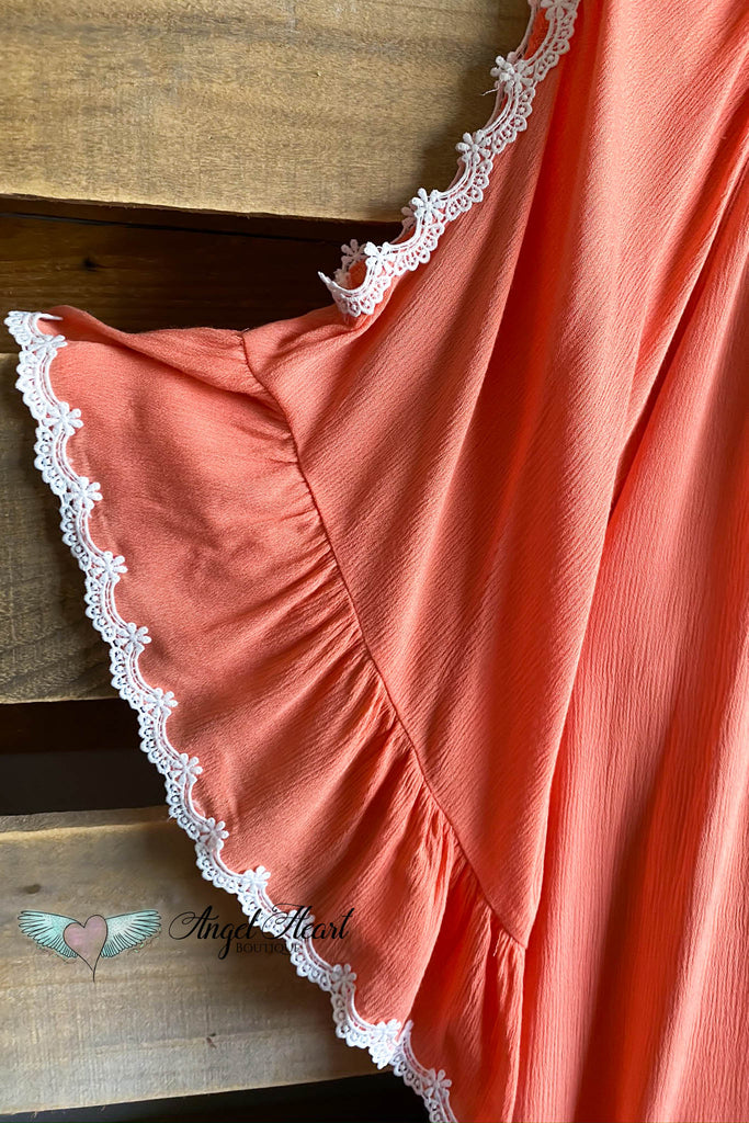 AHB EXCLUSIVE: Classy Oversized Tunic - Peach - SALE