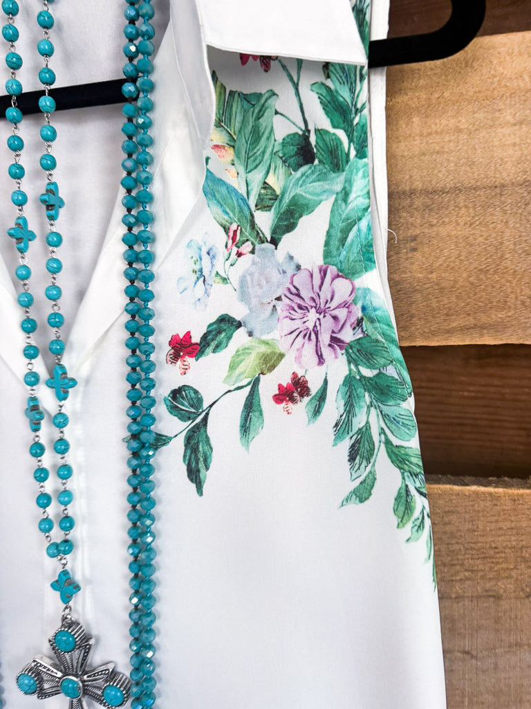 Chance Of Sunshine Top - White - SALE