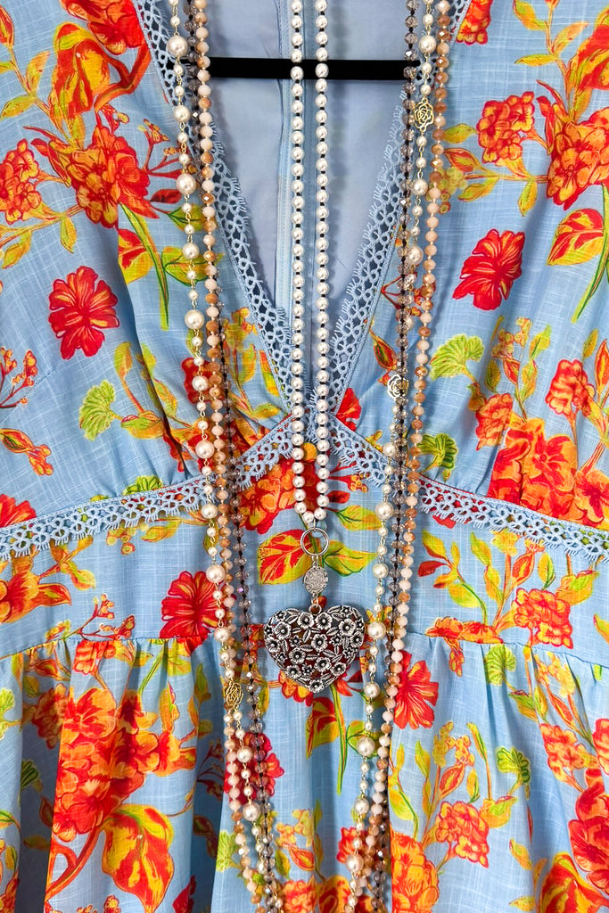 Promises Kept Dress - Blue