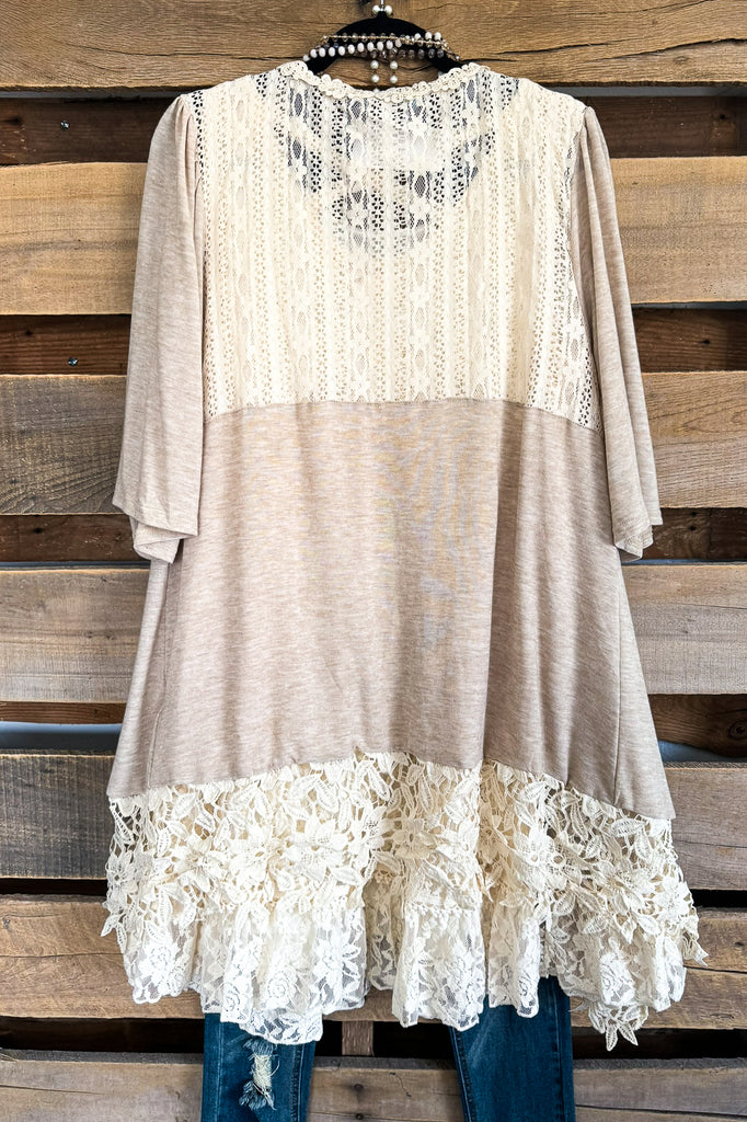 AHB EXCLUSIVE: The Heart Won't Lie Cardigan - Natural