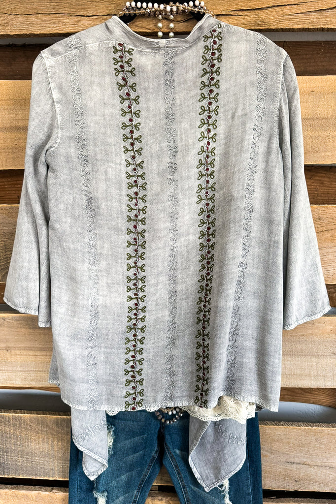 A Touch of Sophistication Kimono - Grey - SALE
