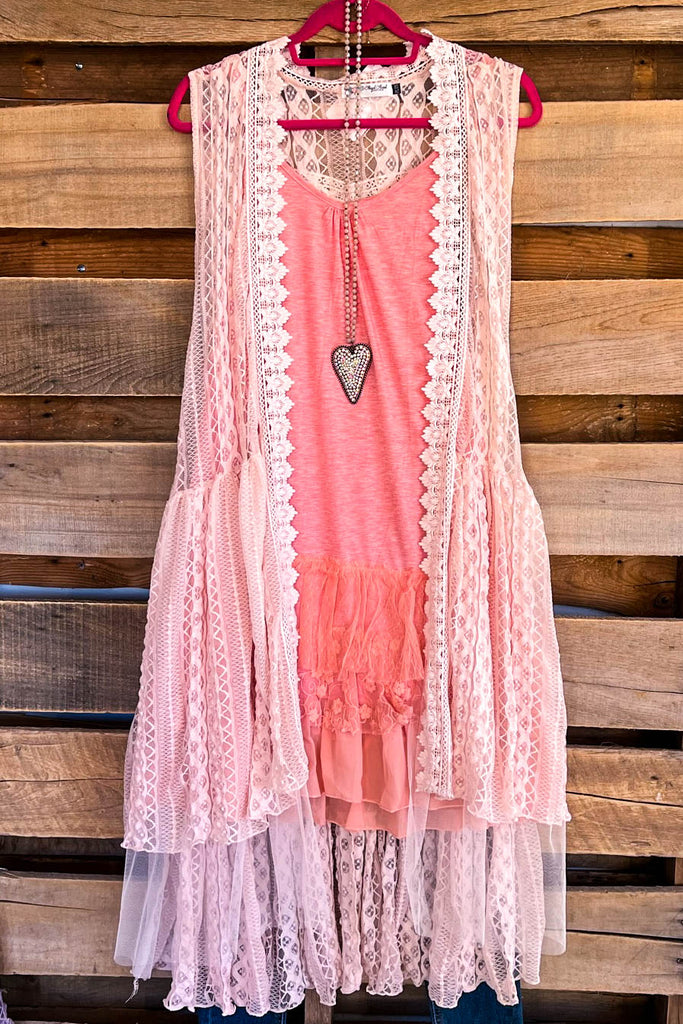 AHB EXCLUSIVE: Brighten My Day Vest - Mauve