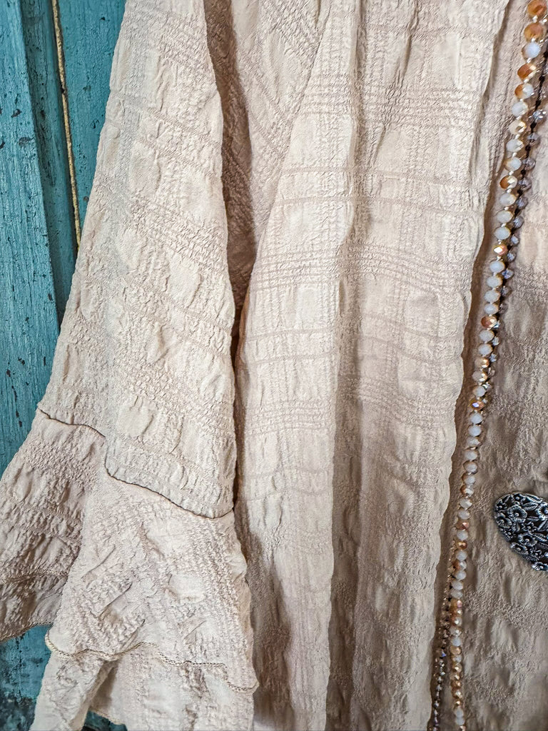 Taking Your Time Oversized Tunic - Beige