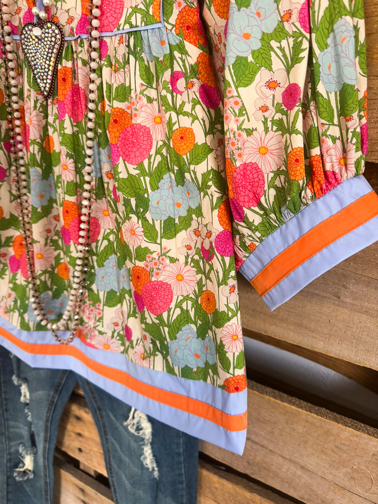 Marigold Dreams Top - Marigold - 100% COTTON