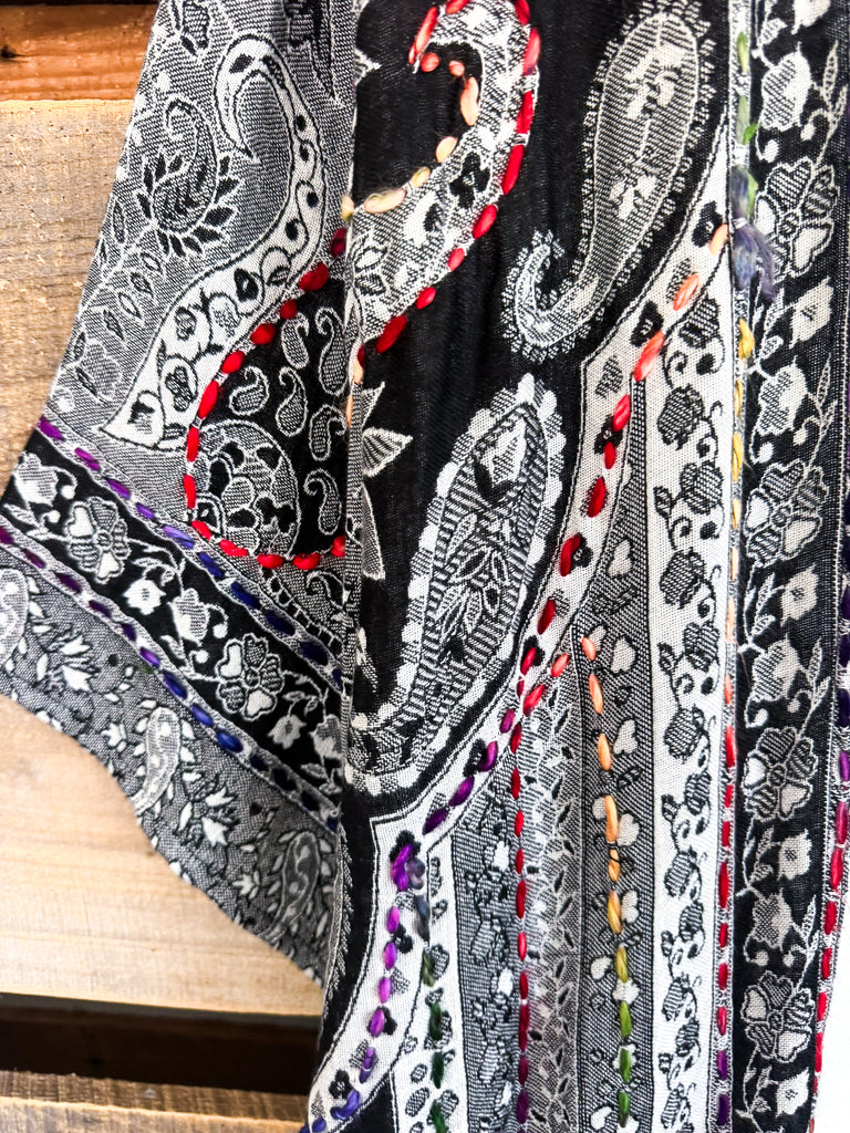 Bohemian Charm Duster - Ruth Black