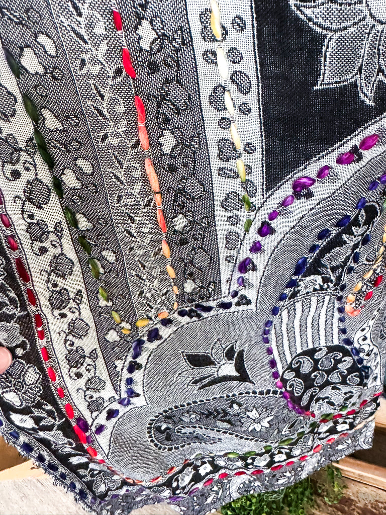 Bohemian Charm Duster - Ruth Black