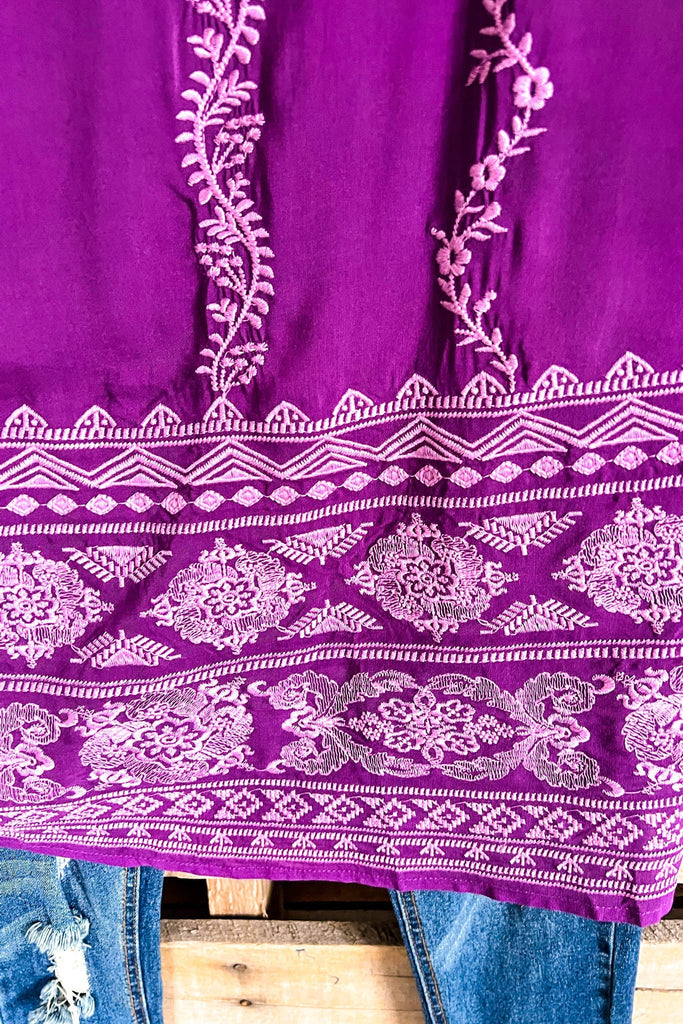 AHB EXCLUSIVE: Abide With Passion Tunic - Eggplant