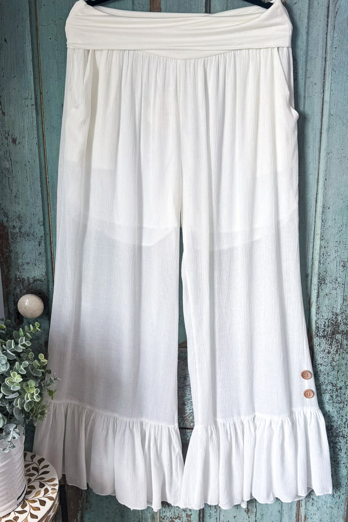 Soft Embrace Pants - White