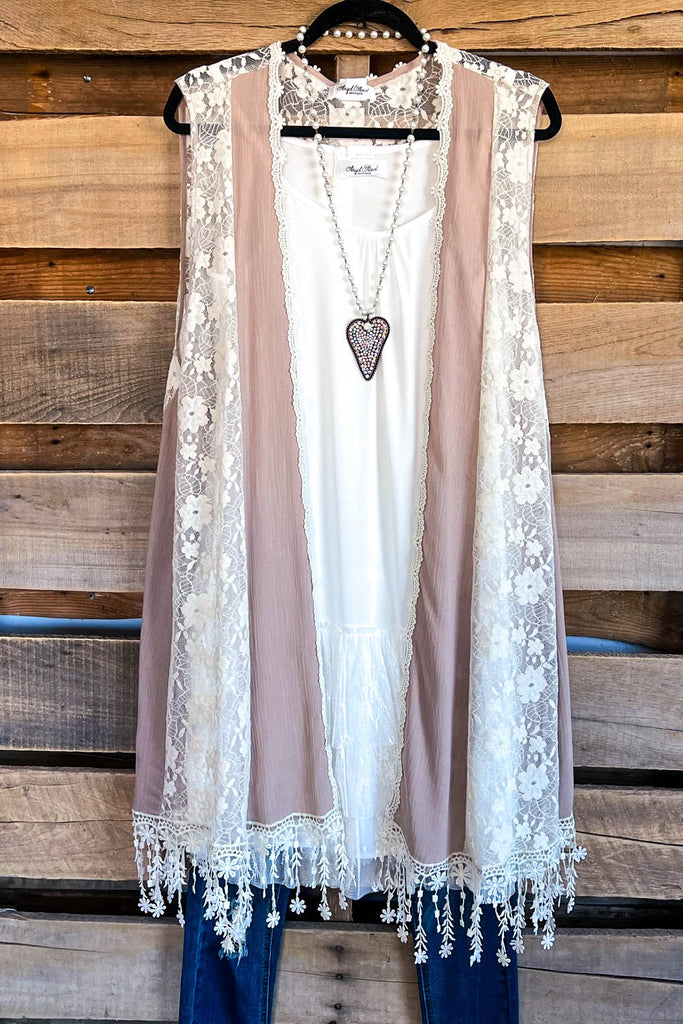 AHB EXCLUSIVE: Heart & Soul Vest - Mocha
